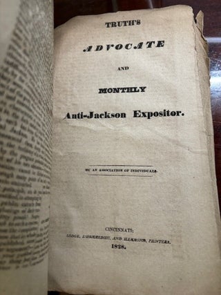 Truth's Advocate and Monthly Anti-Jackson Expositor