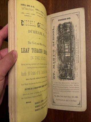 Historical and Descriptive Review of the State of North Carolina, including the Manufacturing and Mercantile Industries of the Towns of Durham, Fayetteville, Henderson, Oxford and Raleigh, and Sketches of Their Leading Men and Business Houses.