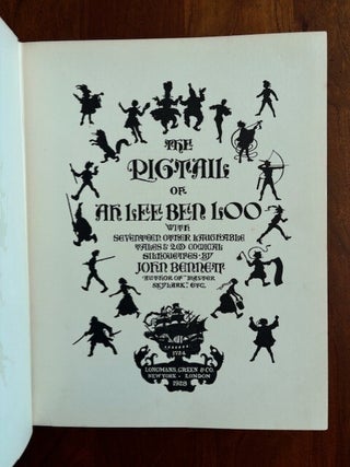Item #101290 The Pigtail of Ah Lee Ben Loo. John Bennett