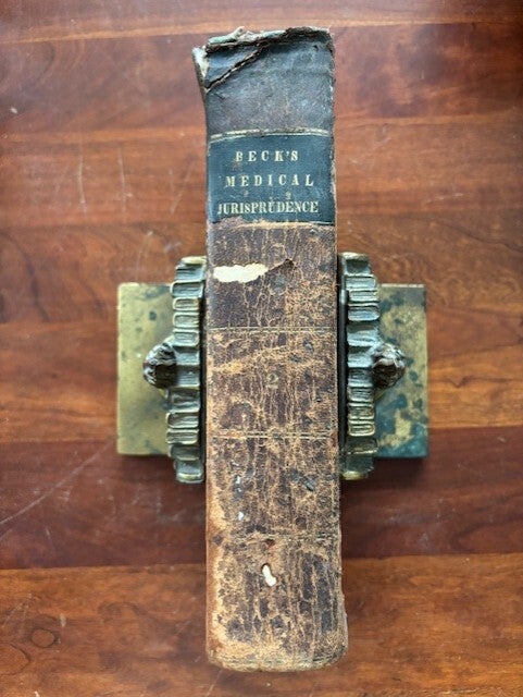 ELEMENTS OF MEDICAL JURISPRUDENCE. VOL II | T R. Beck, J B. Beck