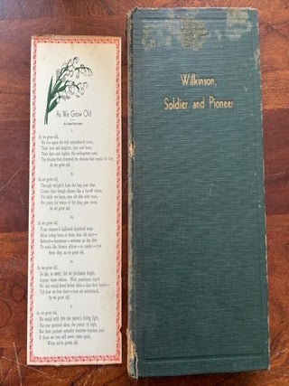 Item #101531 John Wilkinson, Soldier and Pioneer. James Wilkinson