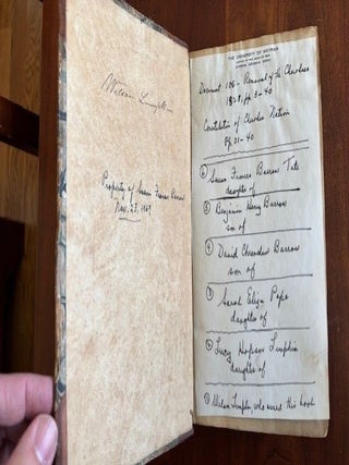 Georgia Governor Wilson Lumpkin's Personal Copy of 20th US Congress Pamphlets, with many pertaining to Cherokee Indians Land Deals and Government (and much more)