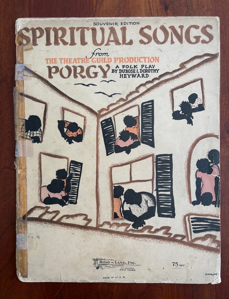 Item #101552 Spiritual Songs from The Theatre Guild Production Porgy A Folk Play (Souvenir Edition)
