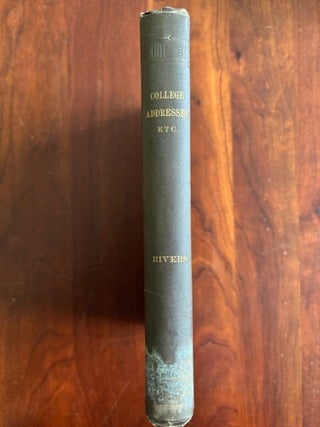 ADDRESSES AND OTHER OCCASIONAL PIECES.