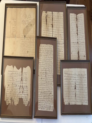 Item #101723 Lot of 6 DAVIS Family Land Documents Baker's Creek Bladen County North Carolina...