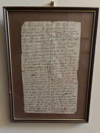 Lot of 6 DAVIS Family Land Documents Baker's Creek Bladen County North Carolina 1773-1824