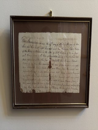Lot of 6 DAVIS Family Land Documents Baker's Creek Bladen County North Carolina 1773-1824