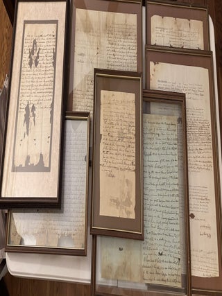 Item #101724 Collection of 7 Land Documents related to the GILLESPIE Family Plantation, Bladen...
