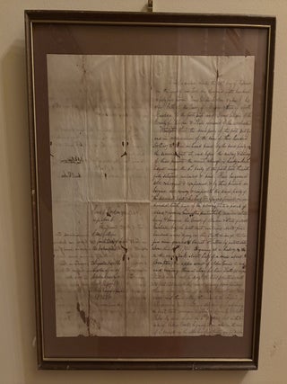 Collection of 7 Land Documents related to the GILLESPIE Family Plantation, Bladen County, North Carolina