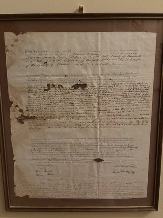 Collection of 7 Land Documents related to the GILLESPIE Family Plantation, Bladen County, North Carolina