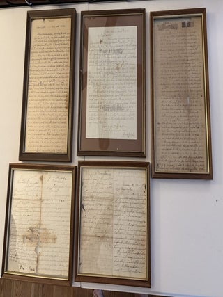 Item #101726 Lot of 5 Civil War era Letters, GILLESPIE Family, Bladen County, North Carolina....