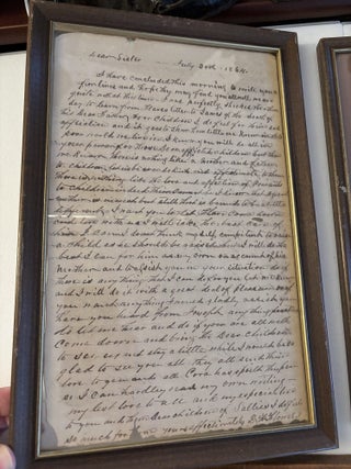 Lot of 5 Civil War era Letters, GILLESPIE Family, Bladen County, North Carolina