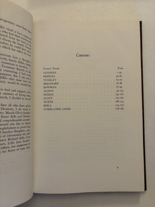 Genealogy of the Sanders, Alison, and Collateral Families of Sullivan & Washington Counties, Tennessee