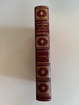 Item #101784 Up Stream: An American Chronicle. Ludwig Lewisohn