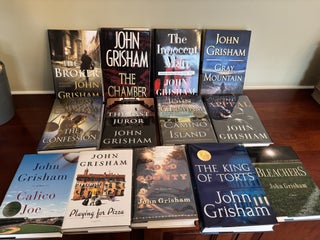 Item #101791 Collection of 13 SIGNED John Grisham Novels, All SIGNED First Edition Books. John...
