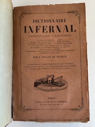 Item #101794 Dictionnaire Infernal. Jacques Collin de Plancy