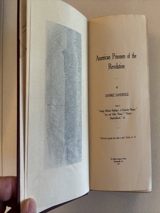 American Prisoners of the Revolution