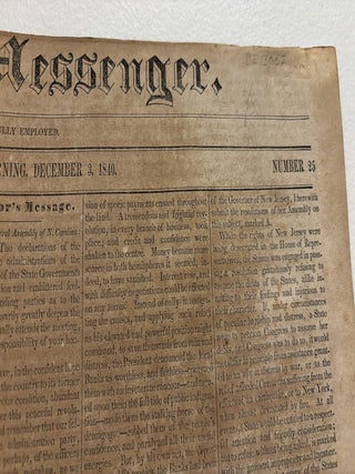 Highland Messenger : Volume 1 Asheville, North Carolina, Friday Morning, December 3, 1840.
